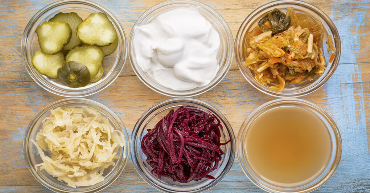 Probiotic rich, fermented foods help balance the oral and gut microbiome