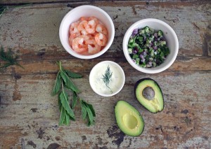 Quick Paleo Meals: King Prawn Avocado Boats