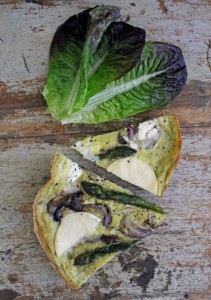 Paleo Breakfast Recipes: Mushroom and Asparagus Frittata 